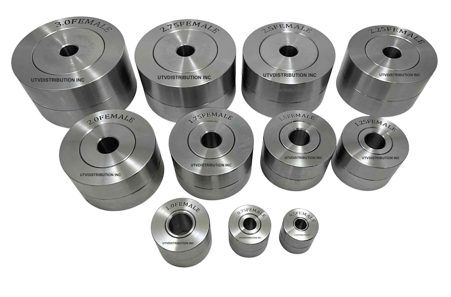 Dimple Die Set 11 Commercial Grade Sheet Metal Dimpling Crater Tools