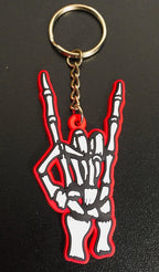 Badass Heavy MF Metal Horns /Send It / Keychain