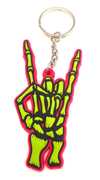 Badass Heavy MF Metal Horns /Send It / Keychain