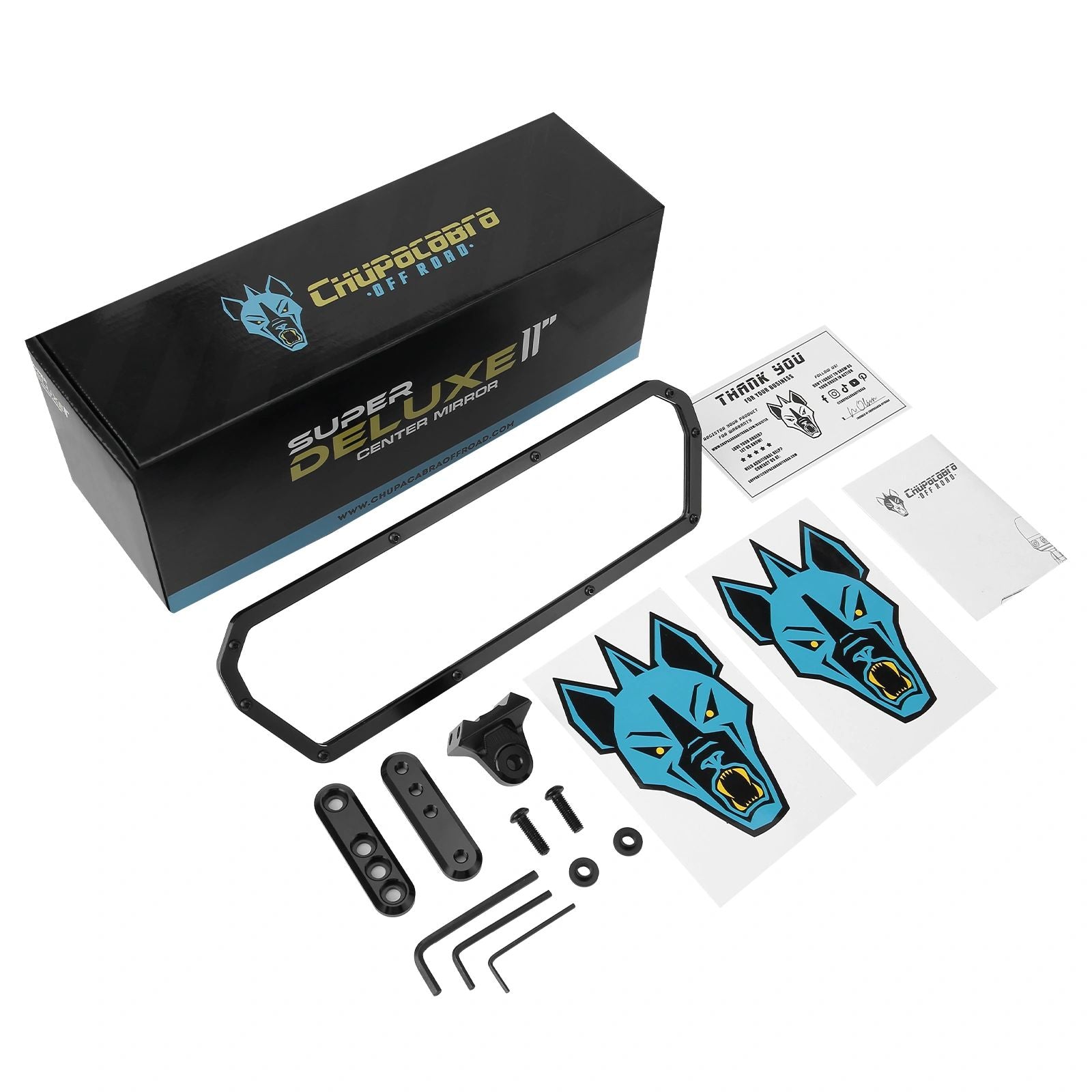 Chupacabra Offroad Super Deluxe 11" UTV Rearview Mirror