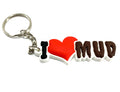 I Love Mud Keychain Bogging Key Chain Zipper Pull