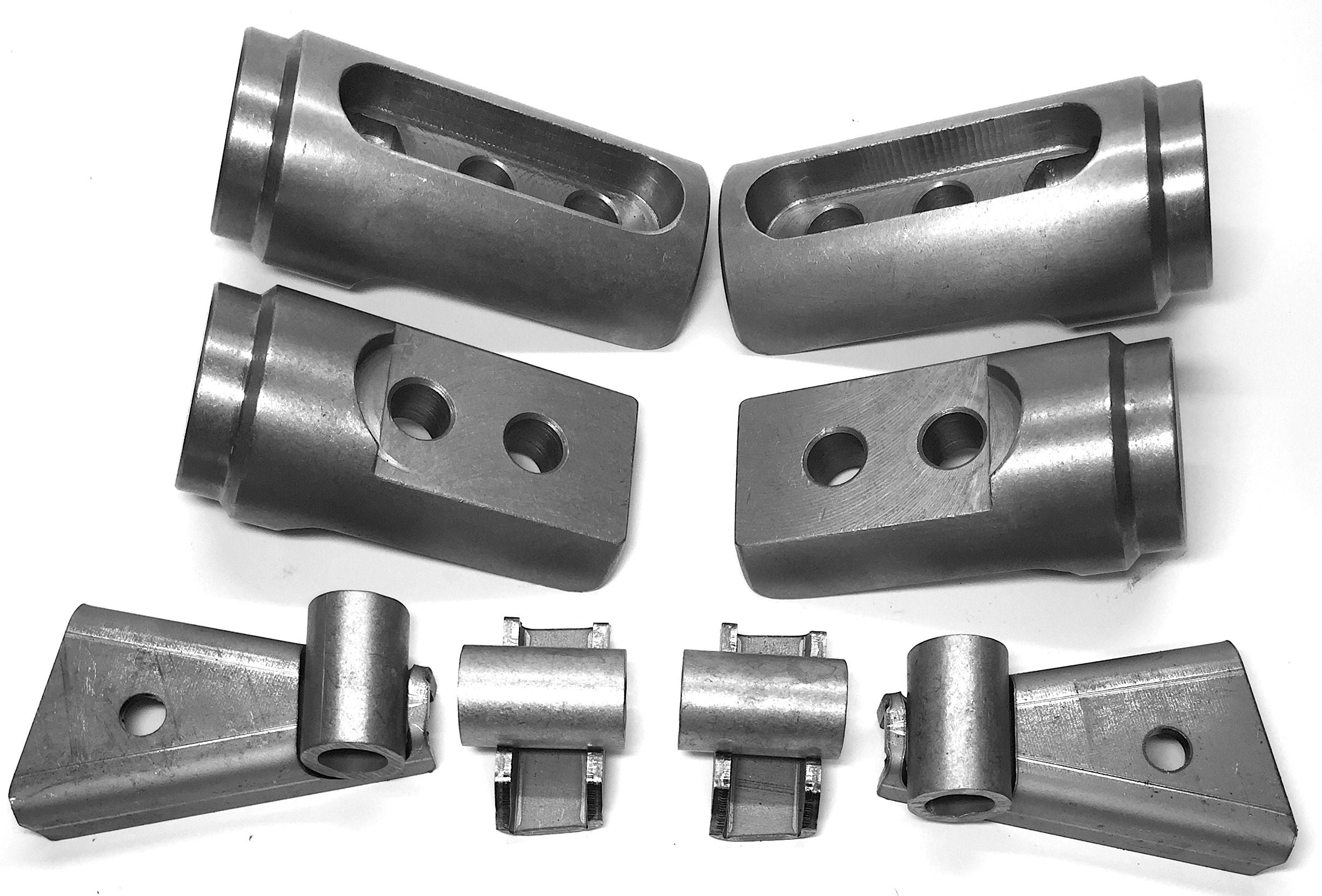 Polaris RZR Bungs XP900S & XP 1000S Cage Connectors / Adapters -2 seat kit with Door Tabs