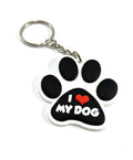 I Love My Dog Keychain Key Chain Zipper Pull