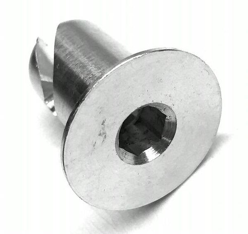 7/16" Aluminum Allen Head Flush Top 1/4 turn fastener Dzus Buttons with .500" grip