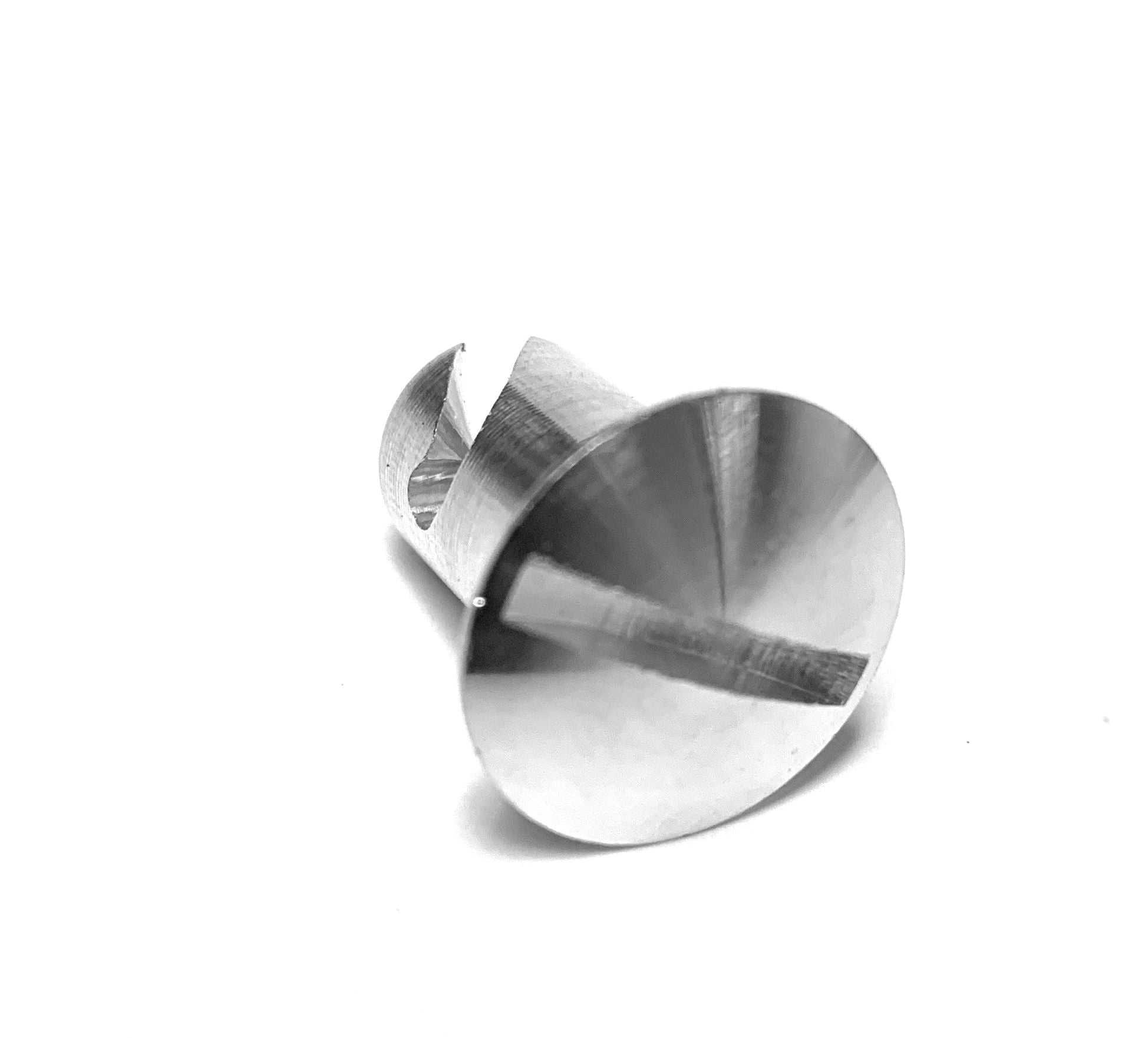 7/16" Aluminum Dome Slotted Head 1/4 Turn Fastener Dzus Buttons With .500" Grip