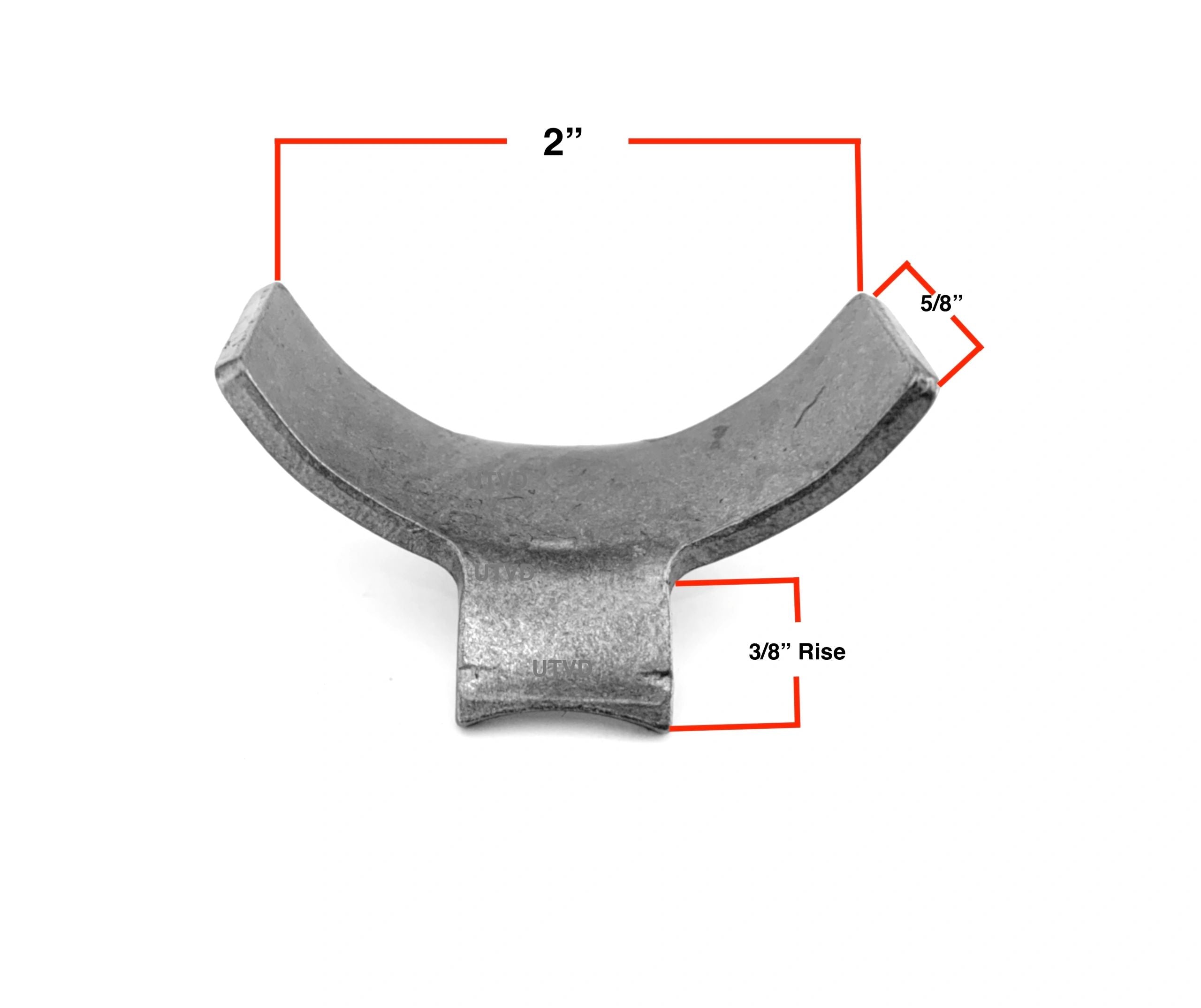 Remote Reservoir Shock Weld On Tie Down Tab Mounts For Many Applications