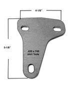 Roll Cage Base Plate Weld Mount-4x5"
