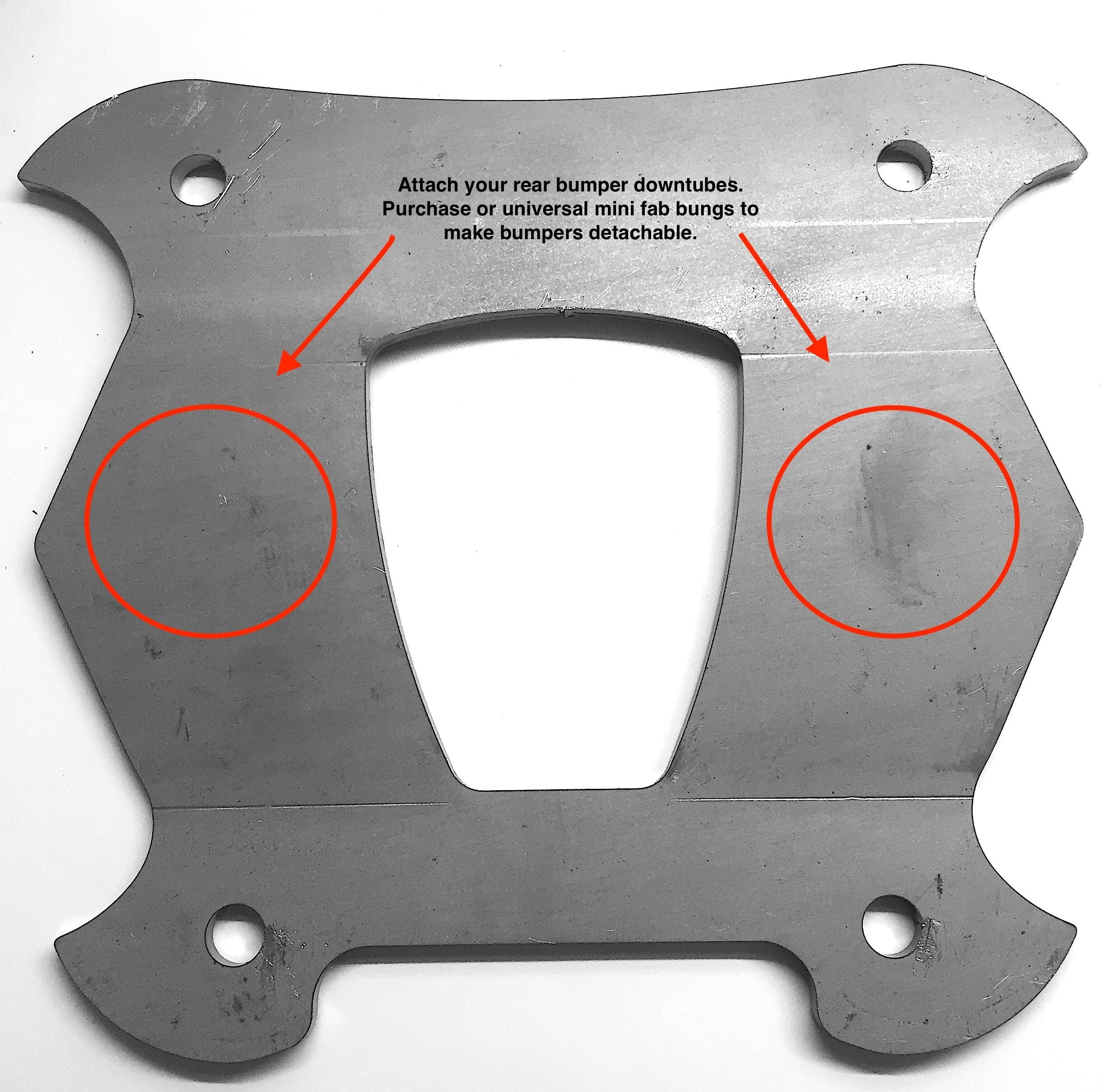 Polaris RZR XP1000 Rear Bumper Plate