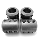 Steel bolt on tube clamps 1.375" 1-3/8" inch universal roll cage mounts