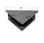 Corner Weld In Taco Style Saddle Gusset For 1-1/2" or 1-3/4"Tubing Frames & Rollcages