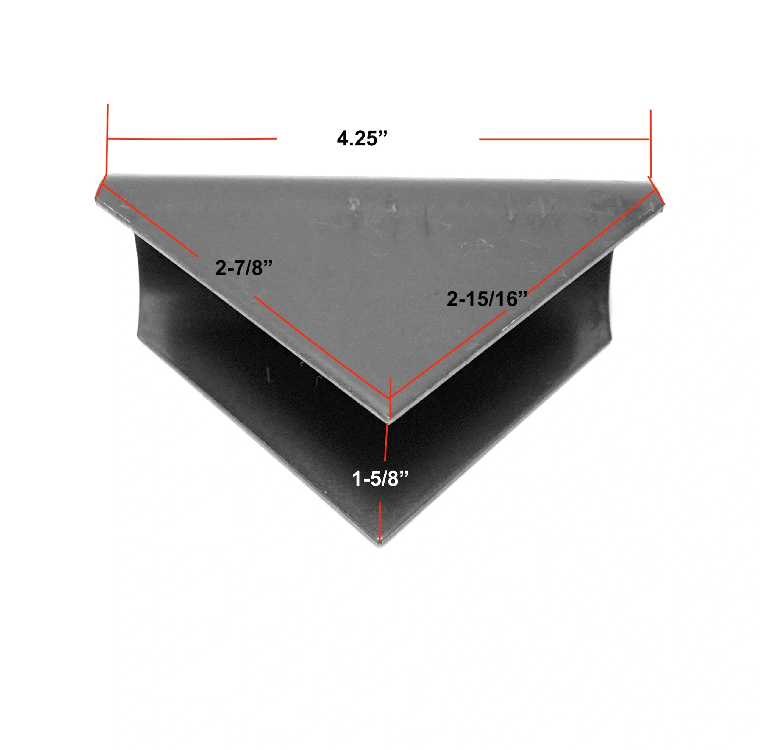 Corner Weld In Taco Style Saddle Gusset For 1-1/2" or 1-3/4"Tubing Frames & Rollcages