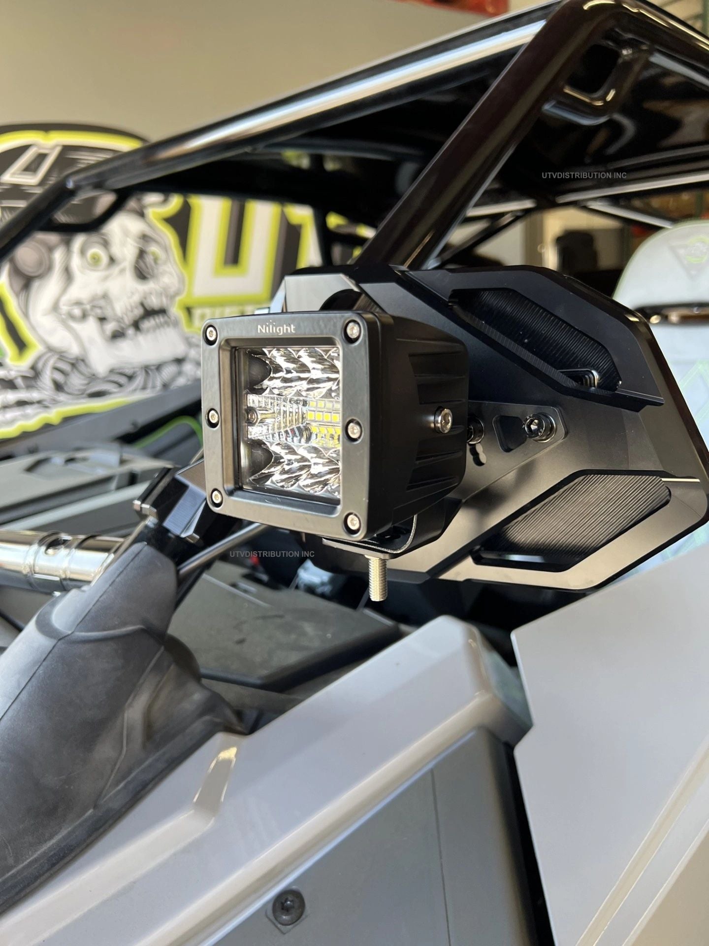Chupacabra Offroad Cuero Race UTV Mirrors (set of 2) With LED Lights