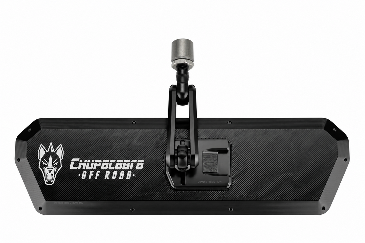 Chupacabra Offroad Rear View Mirror With Weld On Mount For Custom Rollcages
