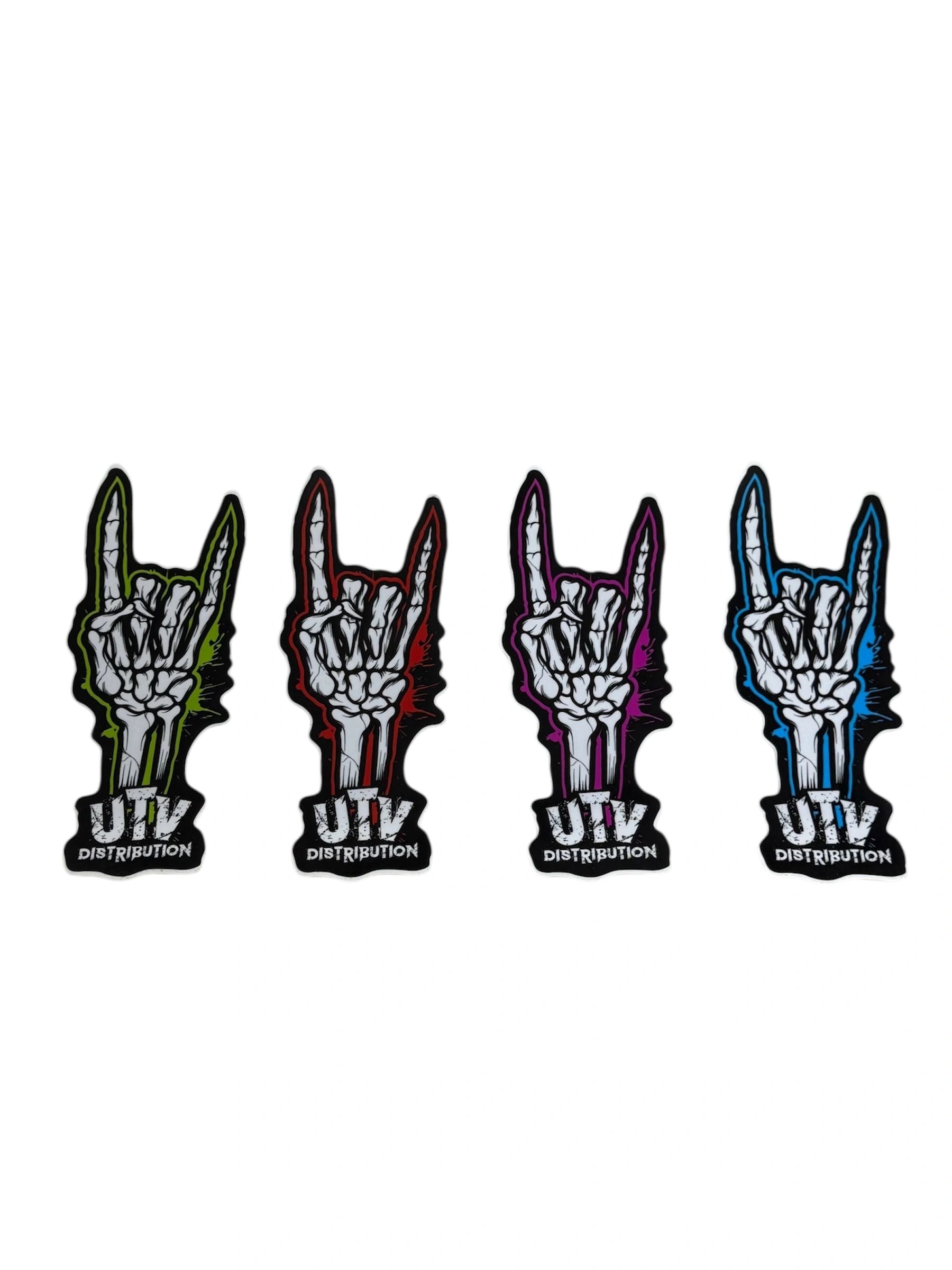 UTVDistribution Top Shelf Stickers-Rock On-UV Coated