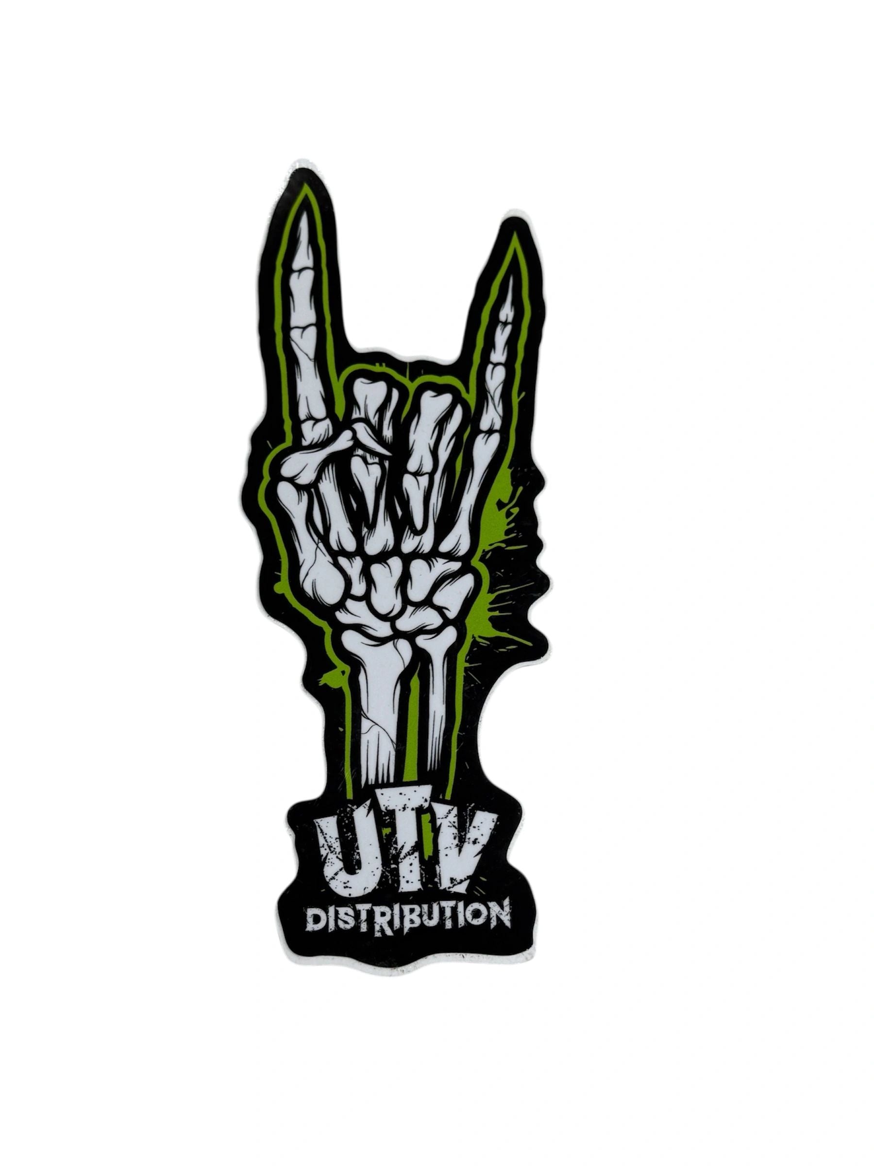 UTVDistribution Top Shelf Stickers-Rock On-UV Coated