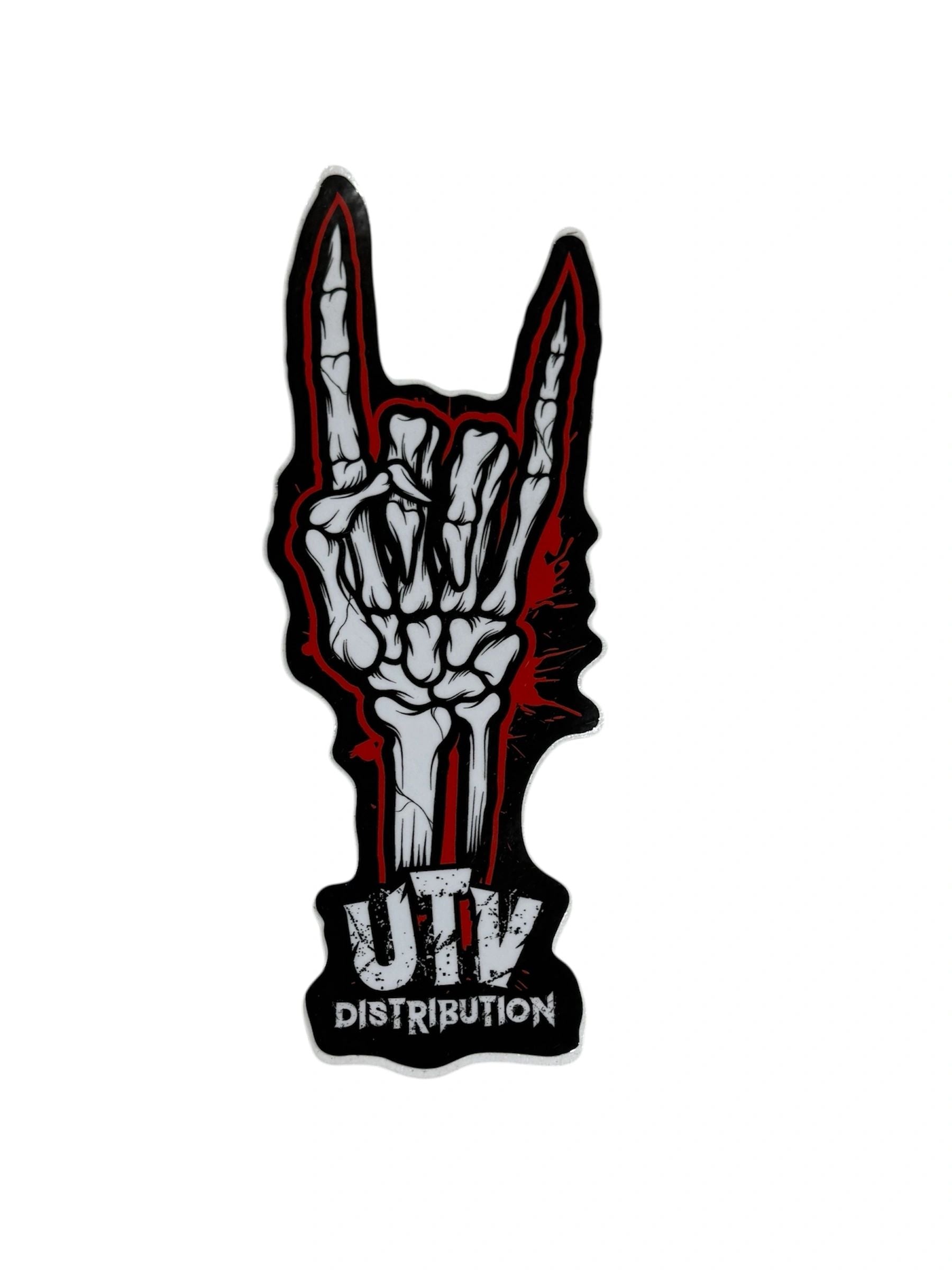 UTVDistribution Top Shelf Stickers-Rock On-UV Coated
