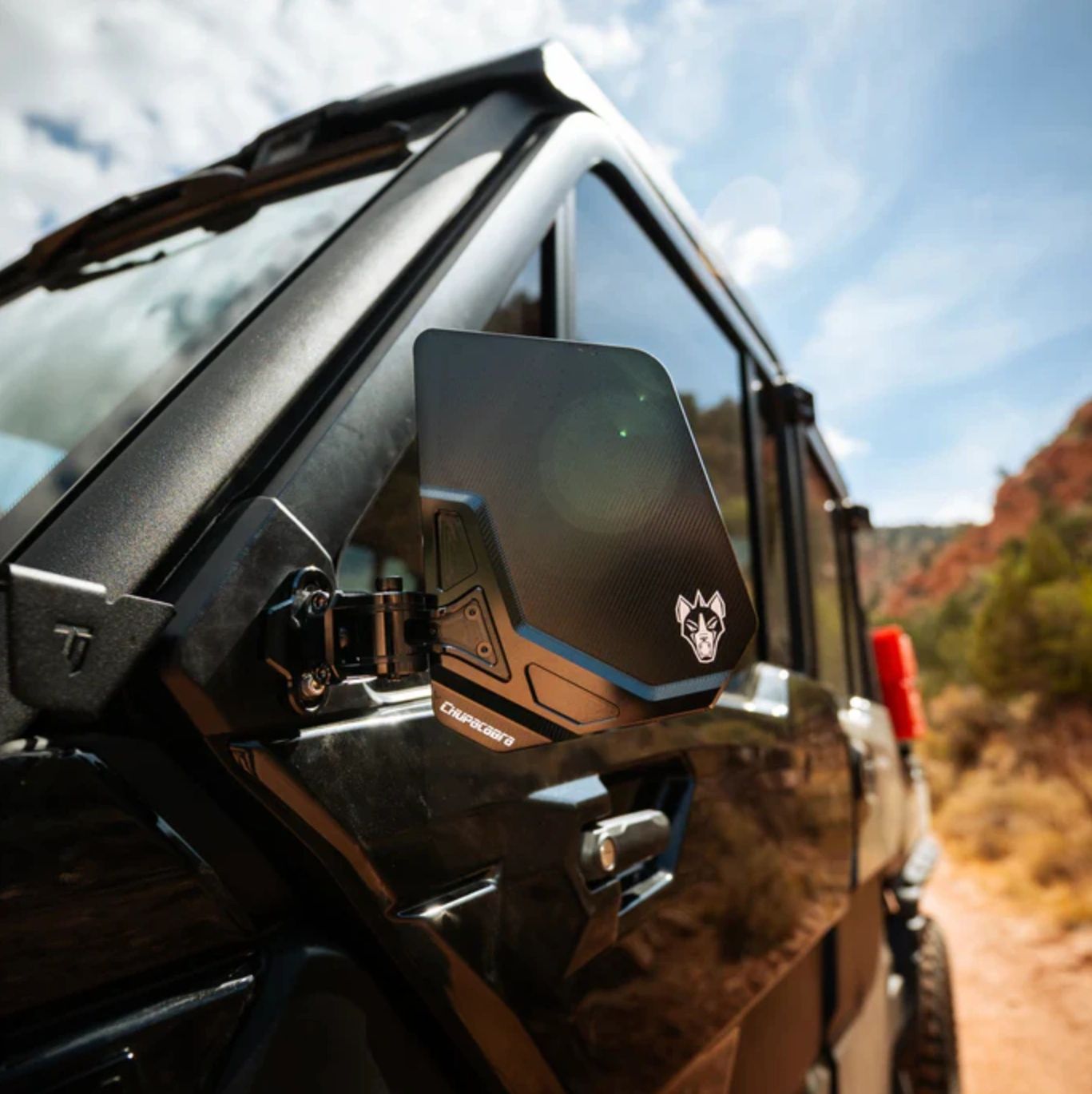 Chupacabra Offroad Cuero UTE UTV Can Am Defender Door Mounted Mirrors (set of 2)
