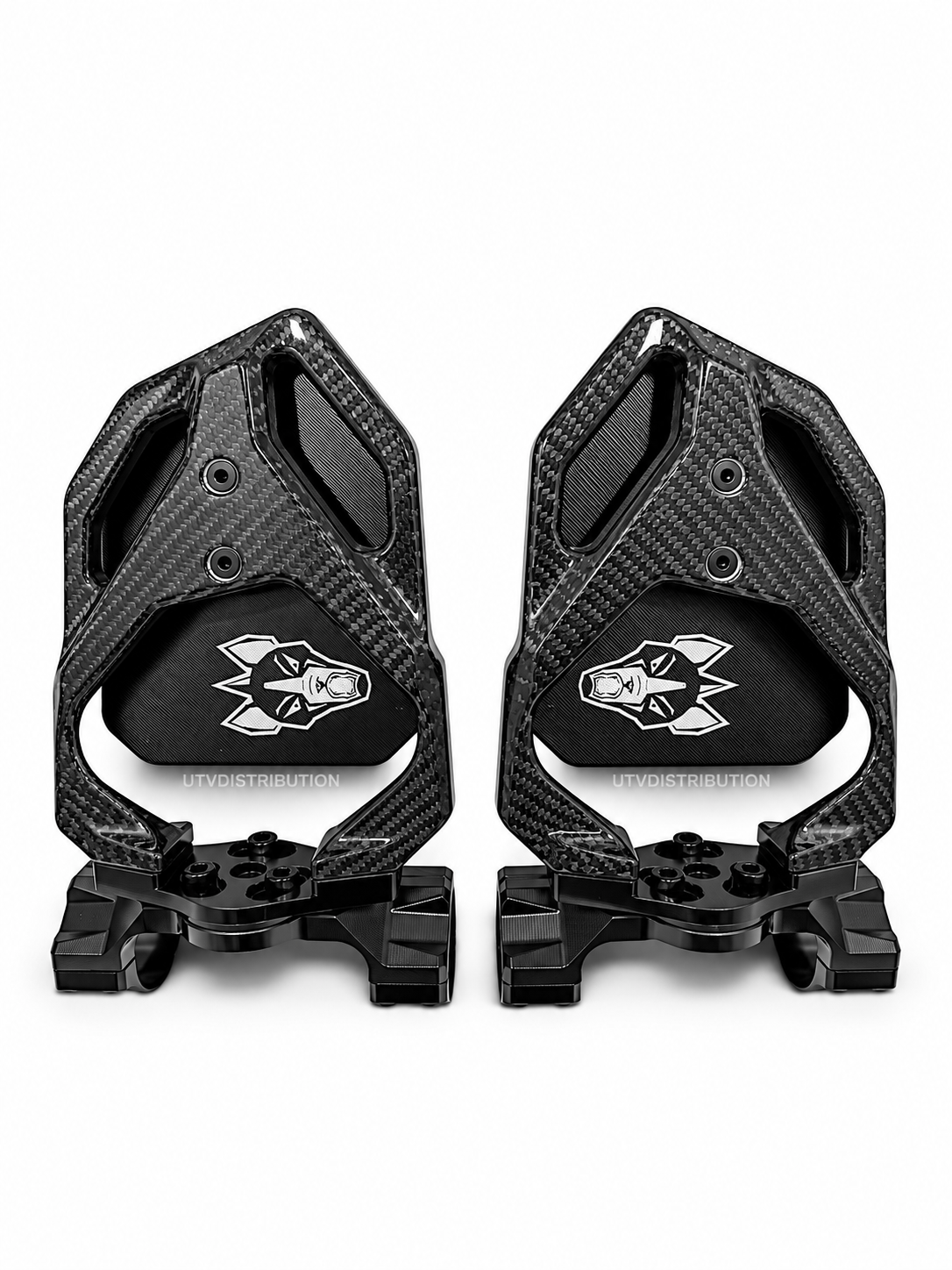 Chupacabra Offroad Carbon Fiber Cuero Race UTV Mirrors (set of 2)