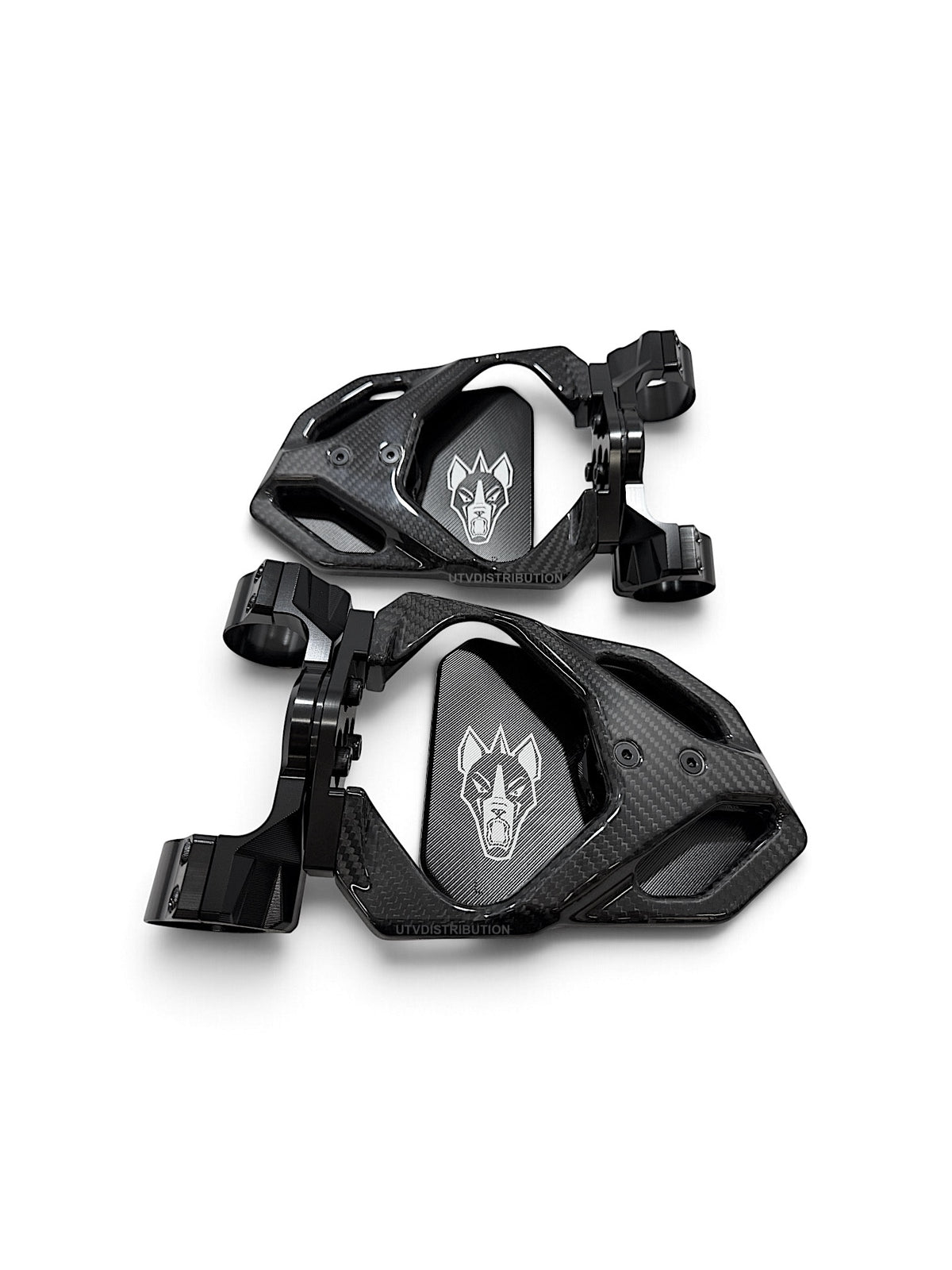 Chupacabra Offroad Carbon Fiber Cuero Race UTV Mirrors (set of 2)