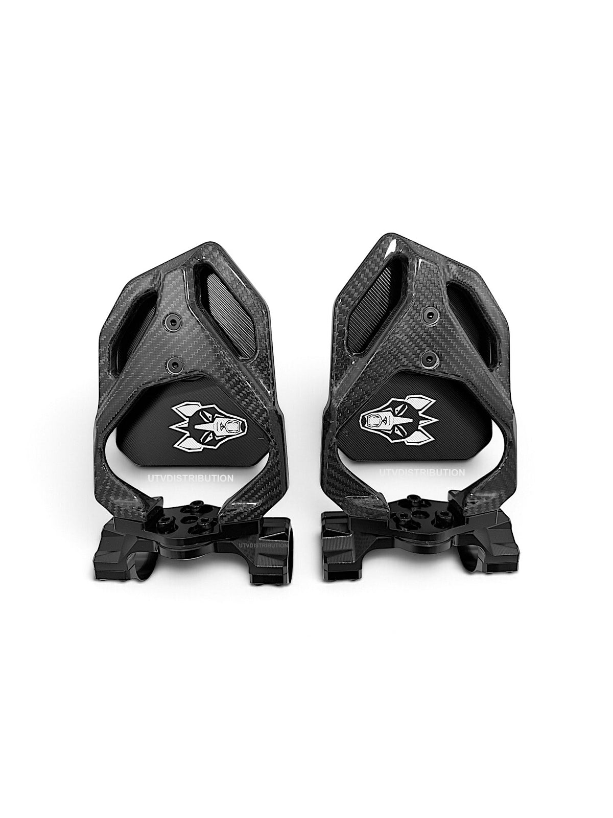 Chupacabra Offroad Carbon Fiber Cuero Race UTV Mirrors (set of 2)