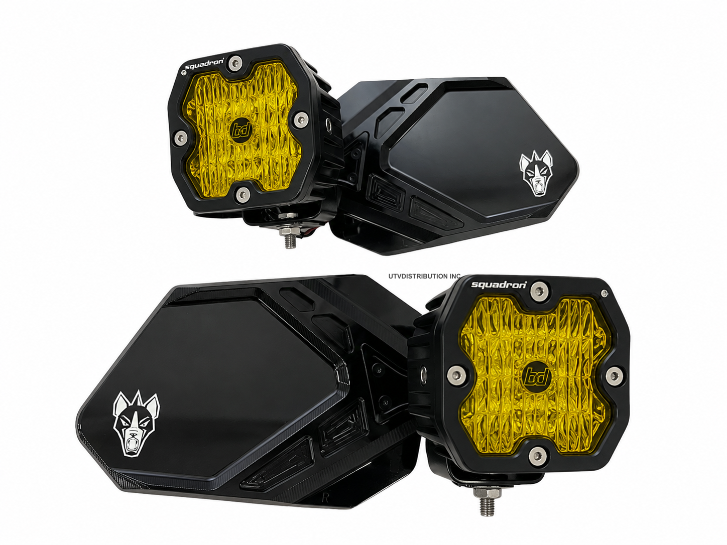 Chupacabra Offroad Cuero Pro UTV Mirrors (set of 2) With Baja Designs Squadron Sport Lights (Copy)