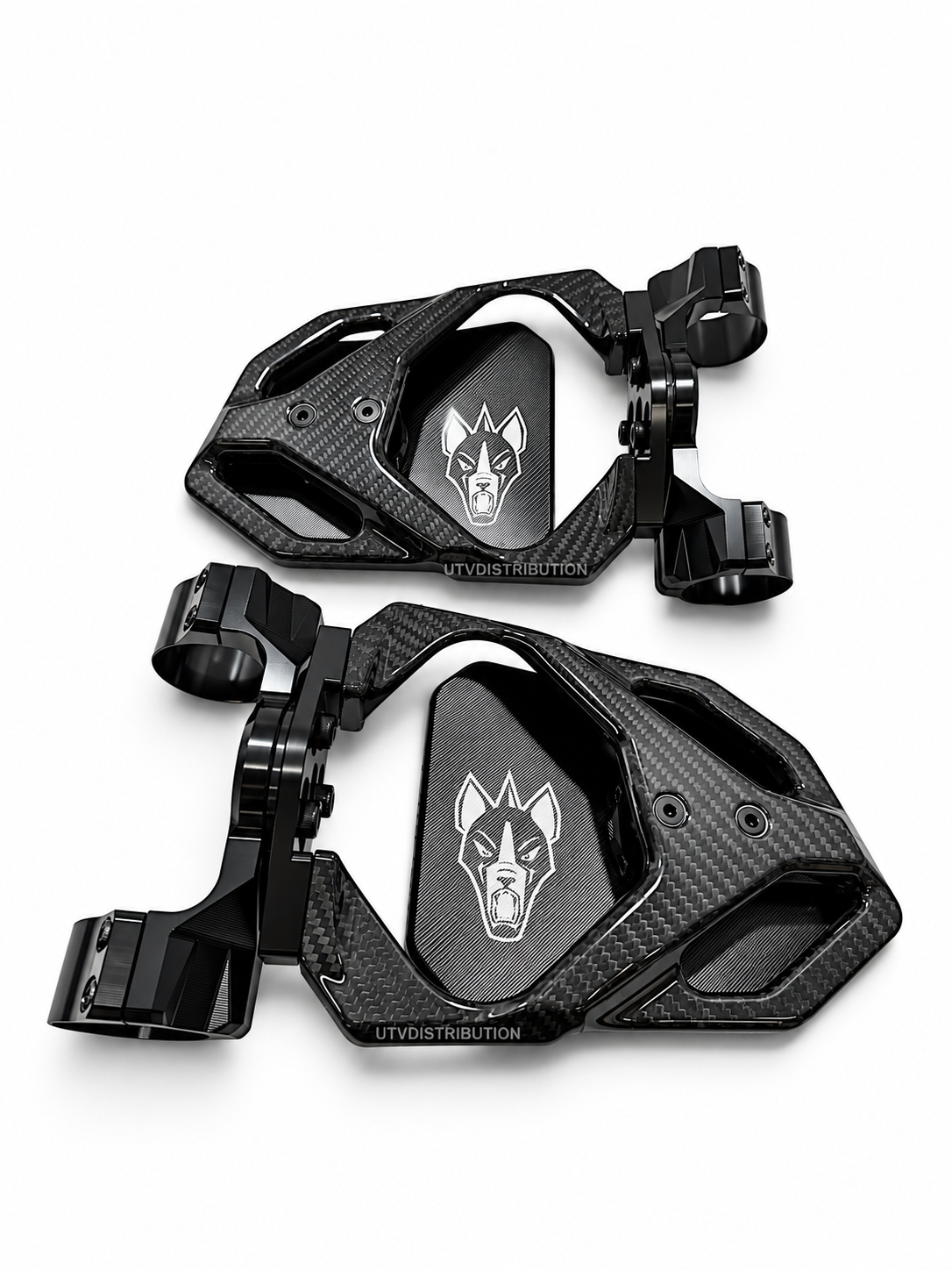 Chupacabra Offroad Carbon Fiber Cuero Race UTV Mirrors (set of 2)