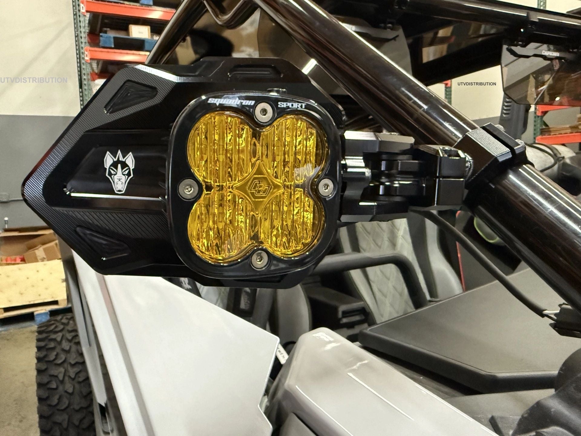 Chupacabra Offroad Cuero Baja Mirrors With Baja Designs Lights (set of 2)