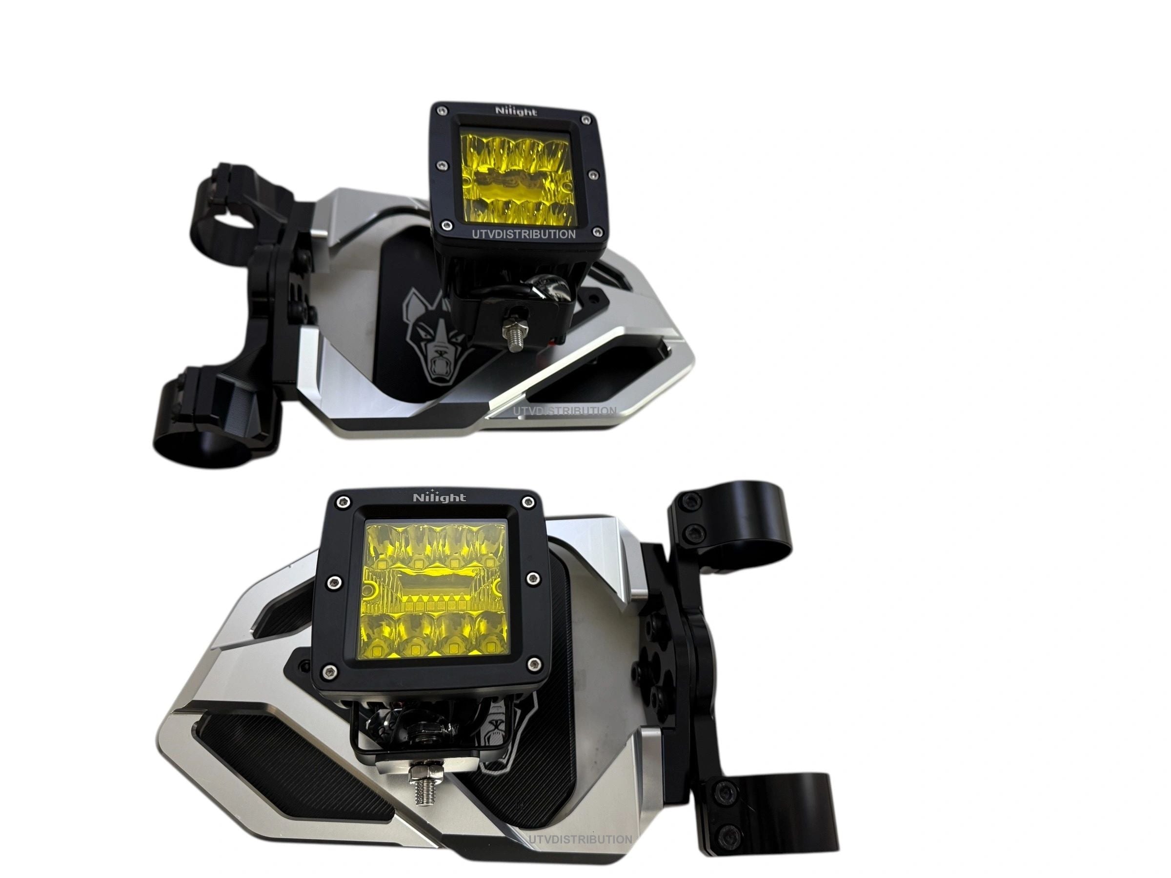 Chupacabra Offroad Cuero Race UTV Mirrors (set of 2) With LED Lights