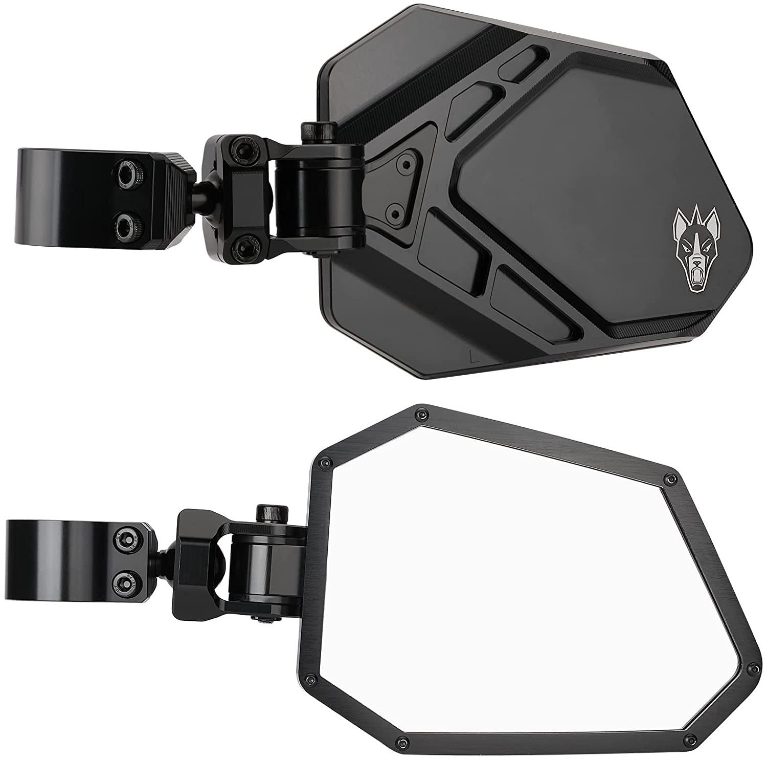 Chupacabra Offroad Cuero Pro UTV Mirrors (set of 2) With Baja Designs Squadron Sport Lights (Copy)