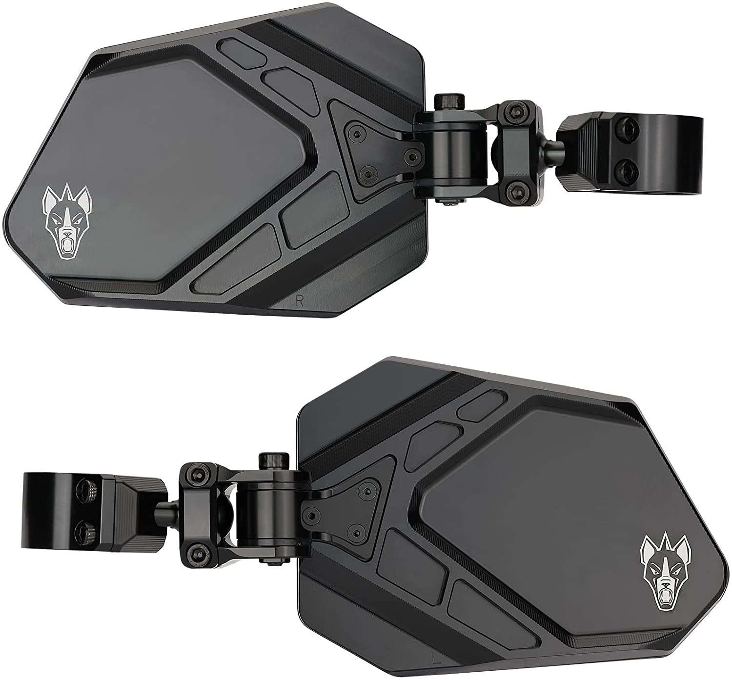 Chupacabra Offroad Cuero Pro UTV Mirrors (set of 2) With Baja Designs Squadron Sport Lights (Copy)