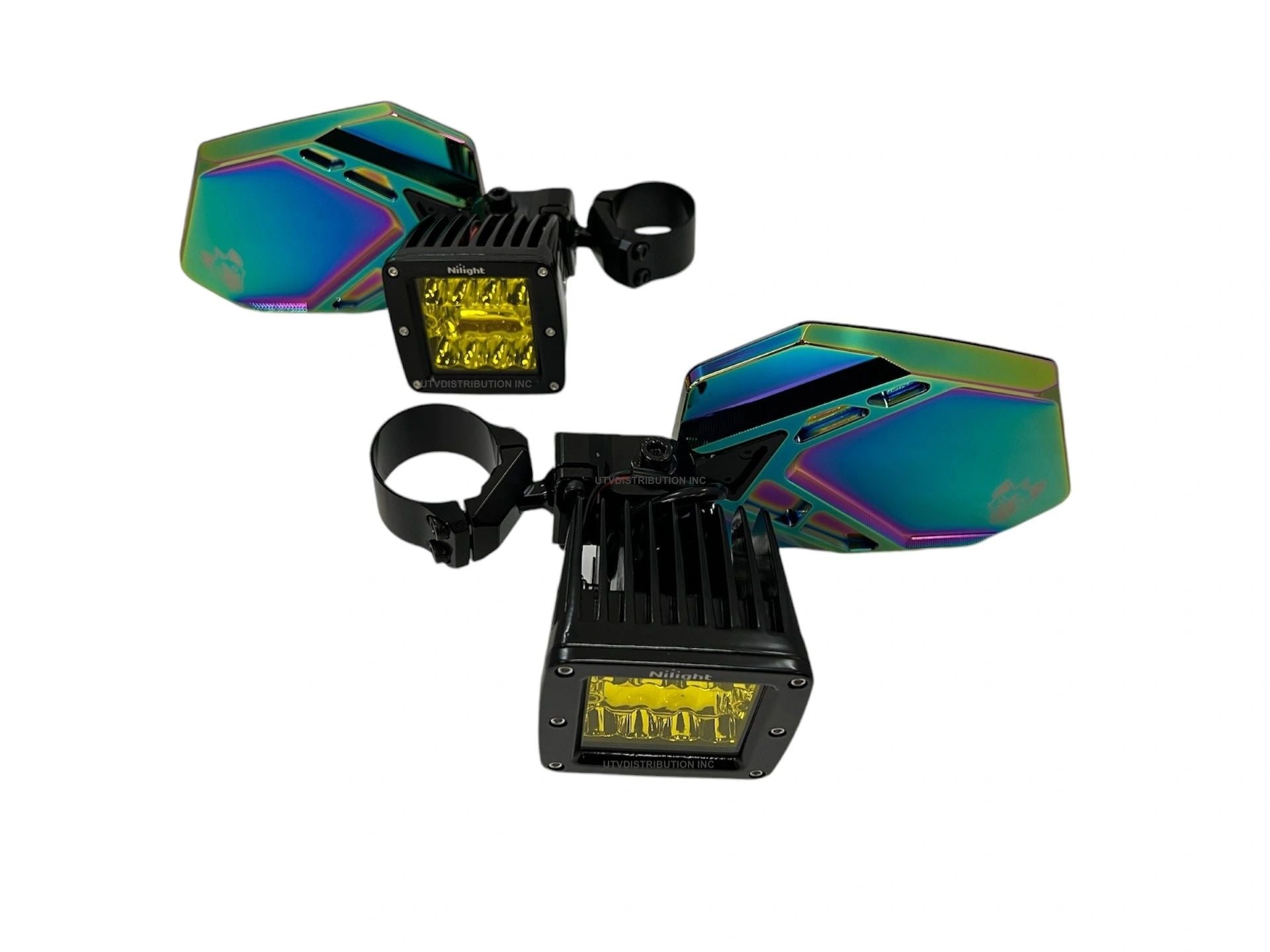 Chupacabra Offroad Cuero Pro UTV Mirrors (set of 2)With LED Lights