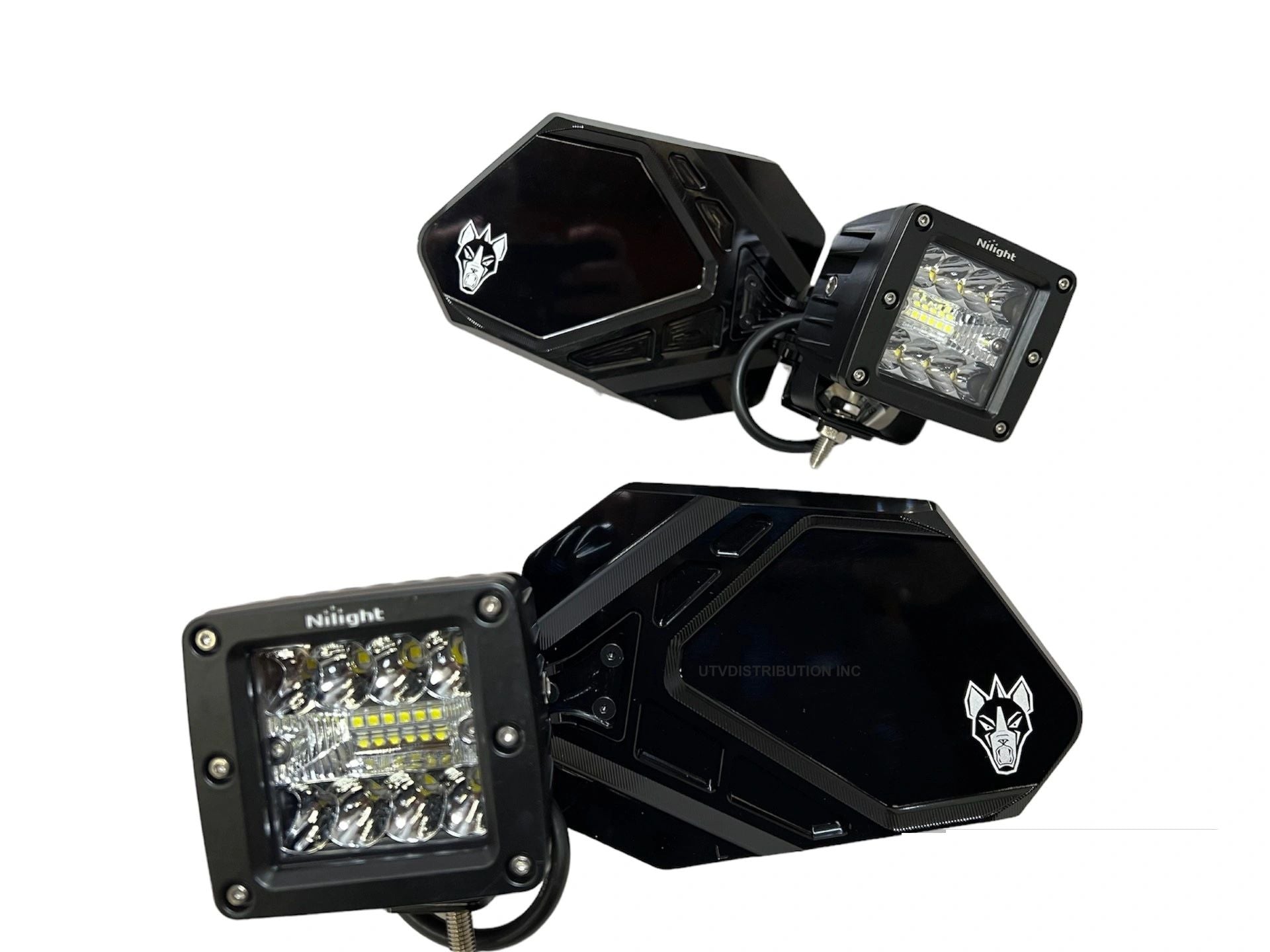 Chupacabra Offroad Cuero Pro UTV Mirrors (set of 2)With LED Lights