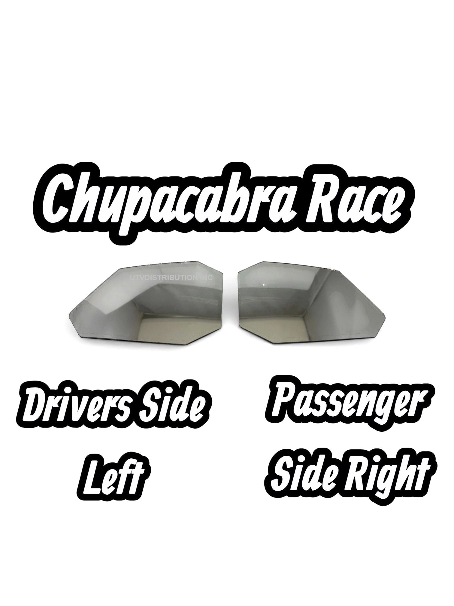 Chupacabra Offroad Replacement Mirror Glass for Race and Pro -Sold Individually