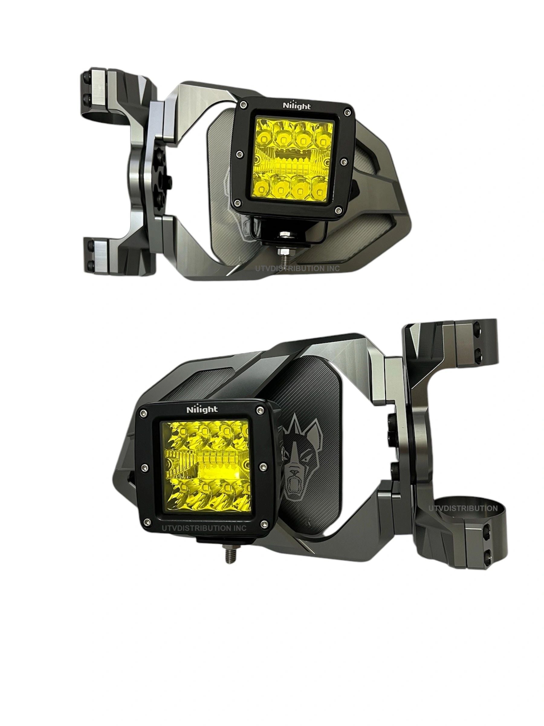 Chupacabra Offroad Cuero Race UTV Mirrors (set of 2) With LED Lights