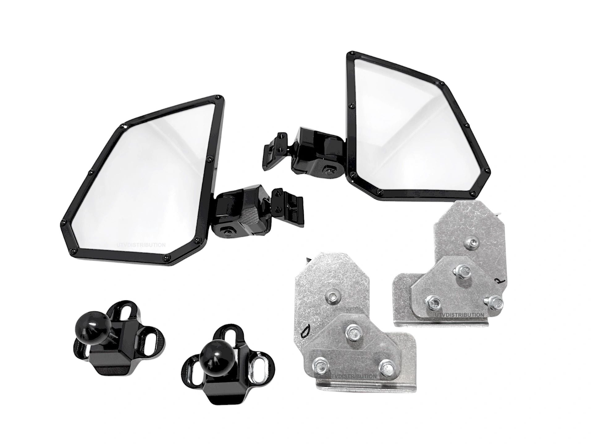 Chupacabra Offroad Cuero UTE UTV Xpedition Door Mounted Mirrors (set of 2)