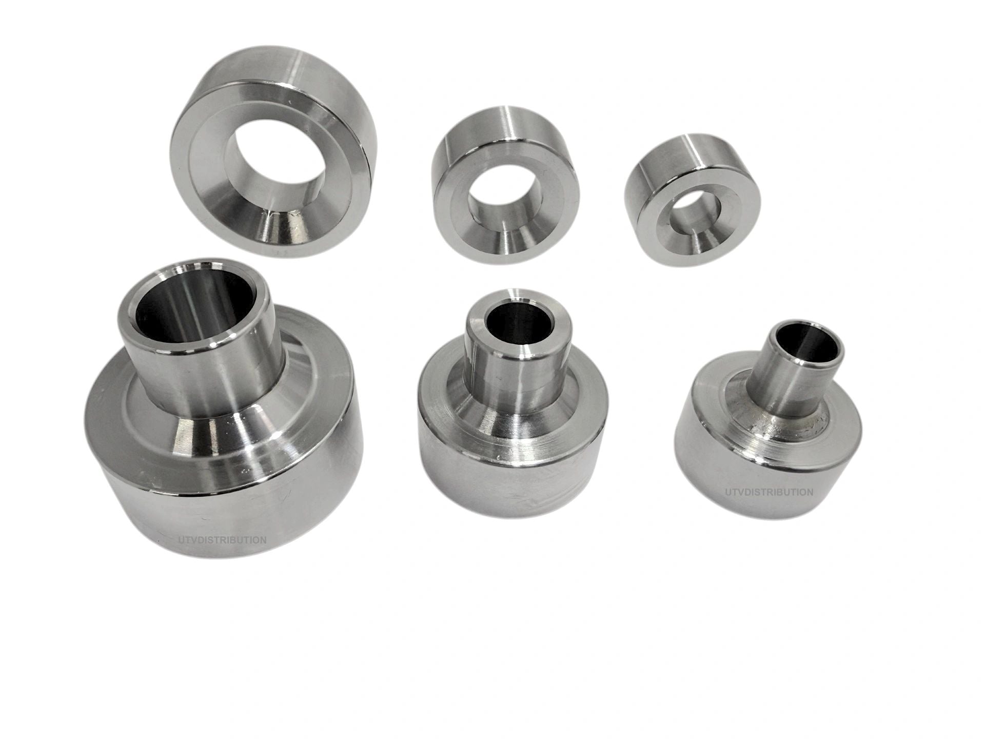 Dimple Dies Set 7 PC HD 1/2" 3/4" 1" 1 1/4" 1 1/2" 1 3/4" 2" Bolt or Press Use