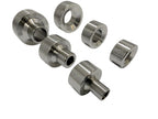 Dimple Die Set 3 Piece 1/2" 3/4" 1" Bolt Together or Hydraulic Press