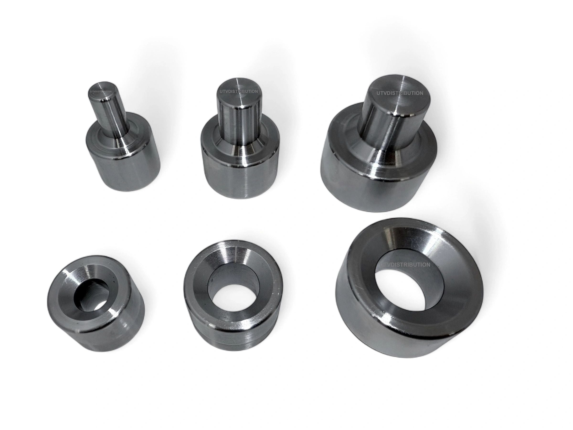 3 Piece Dimple Die Set 1/2" 3/4" 1"