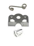 7/16" Aluminum Dome Slotted Drive Dzus Button Quarter Turn / Springs / Tab Plates -Kits