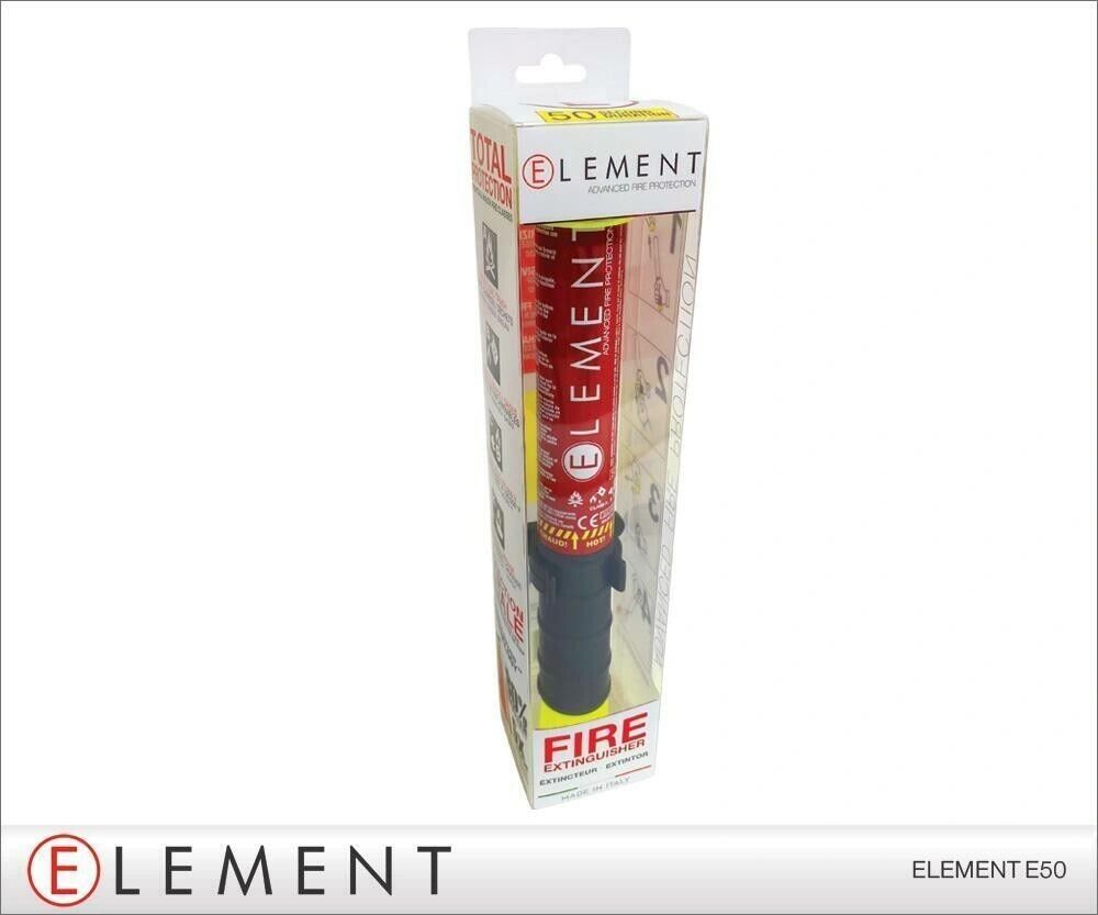 ELEMENT E50 Fire Extinguisher 40050, 50 second discharge USA NO MAINTENANCE