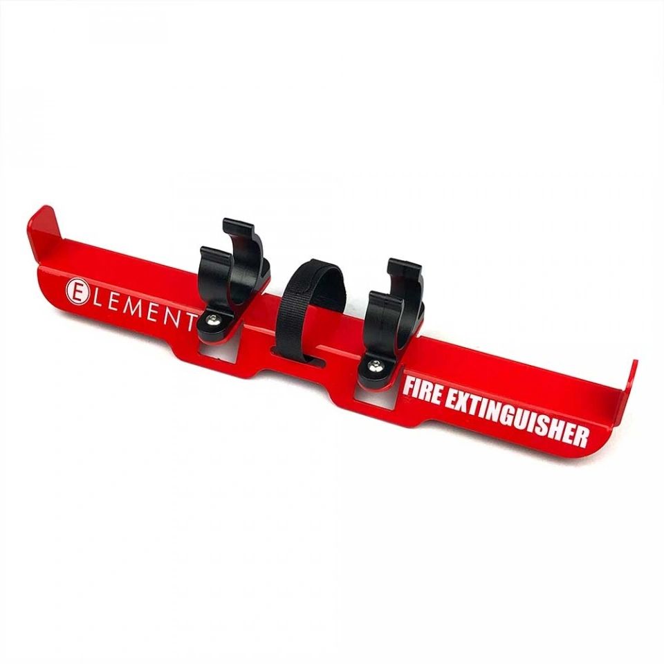 Element E50 Fire Extinguisher With Powder Coated Steel Rollcage Bar Mount Kit