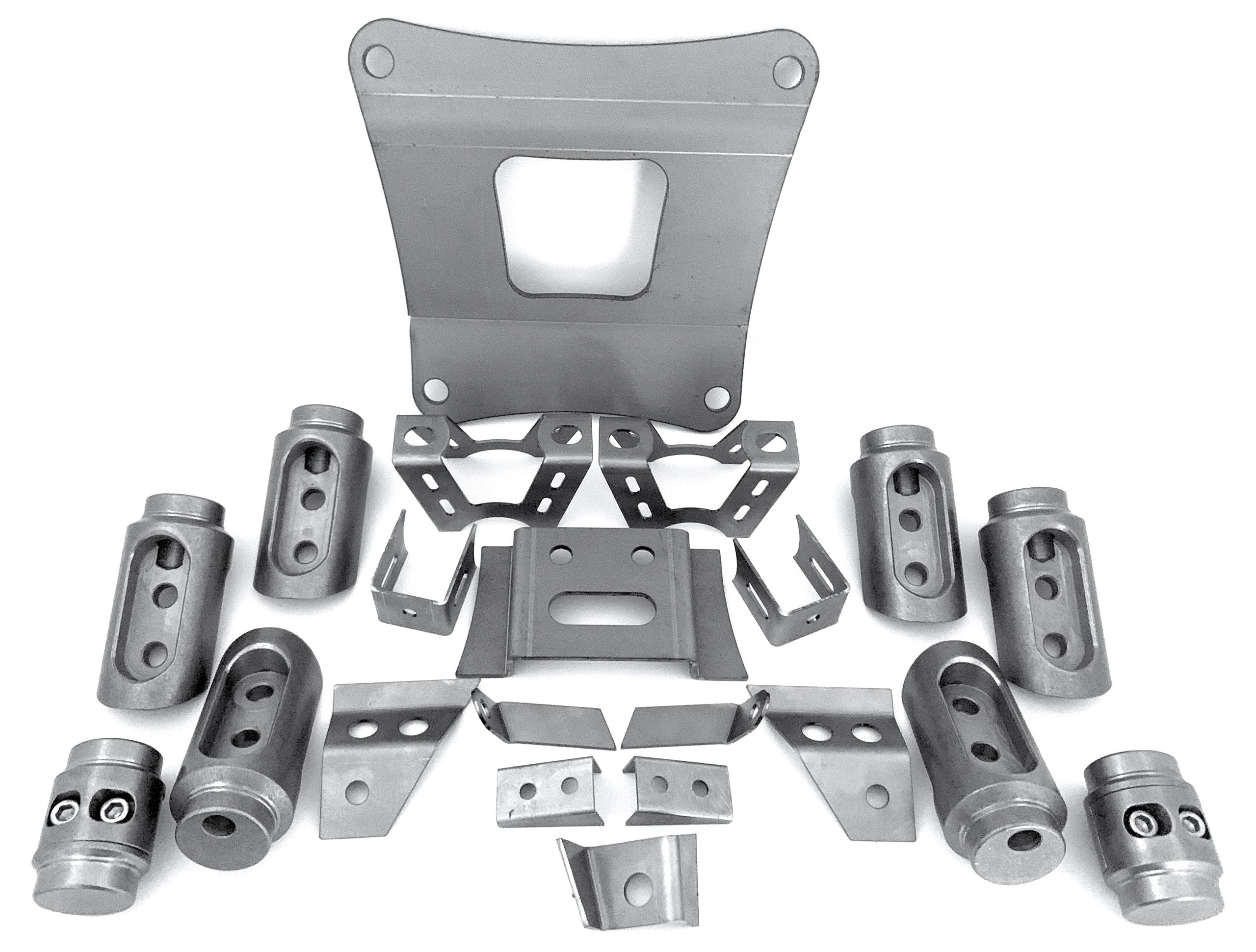 Honda Talon Bungs 4 Seat Roll Cage Connectors Adapters 1 3/4" or 2" Builders Choice