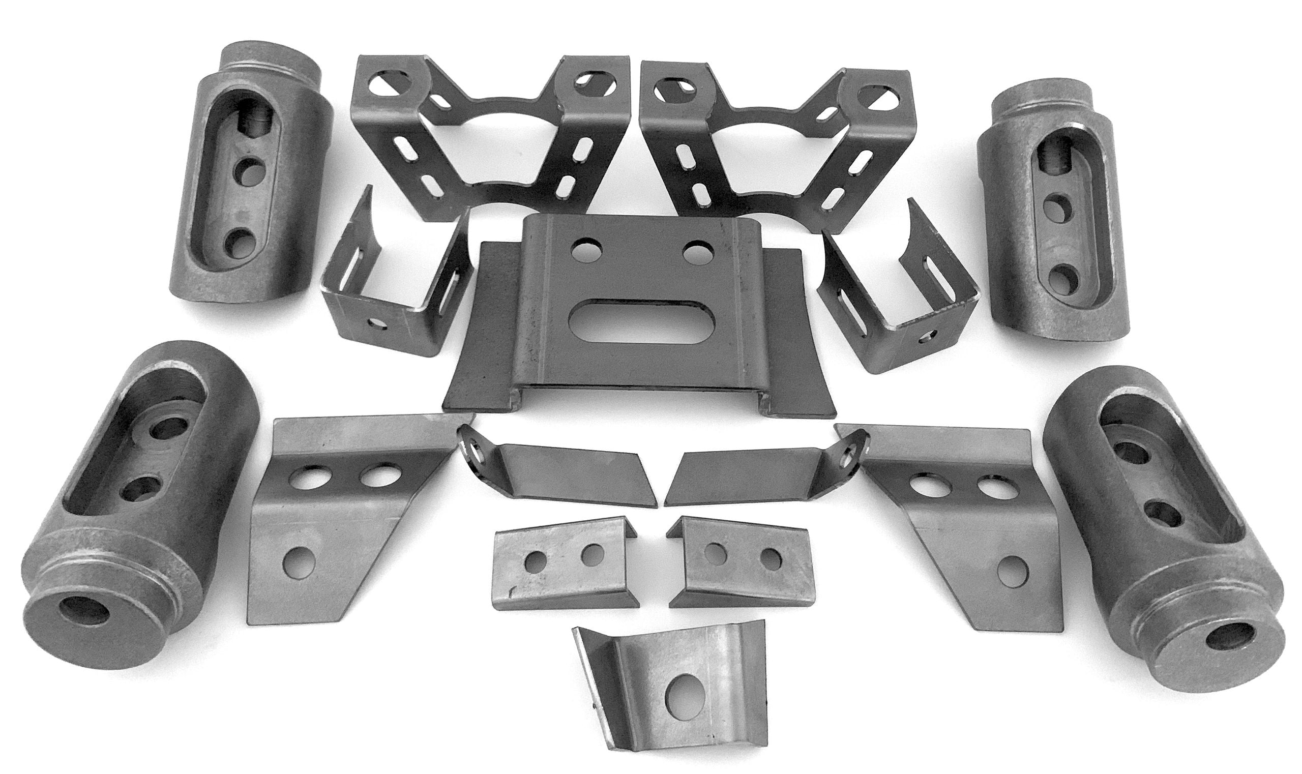 Honda Talon Bungs 2 Seat Roll Cage Connectors Adapters 1 3/4" .095 &.120 wall with bracket kit