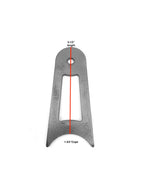 LED Light Bars Tabs Mount 1.5" /1.75" Radius 1/4" Hole-Pair/ 2pcs