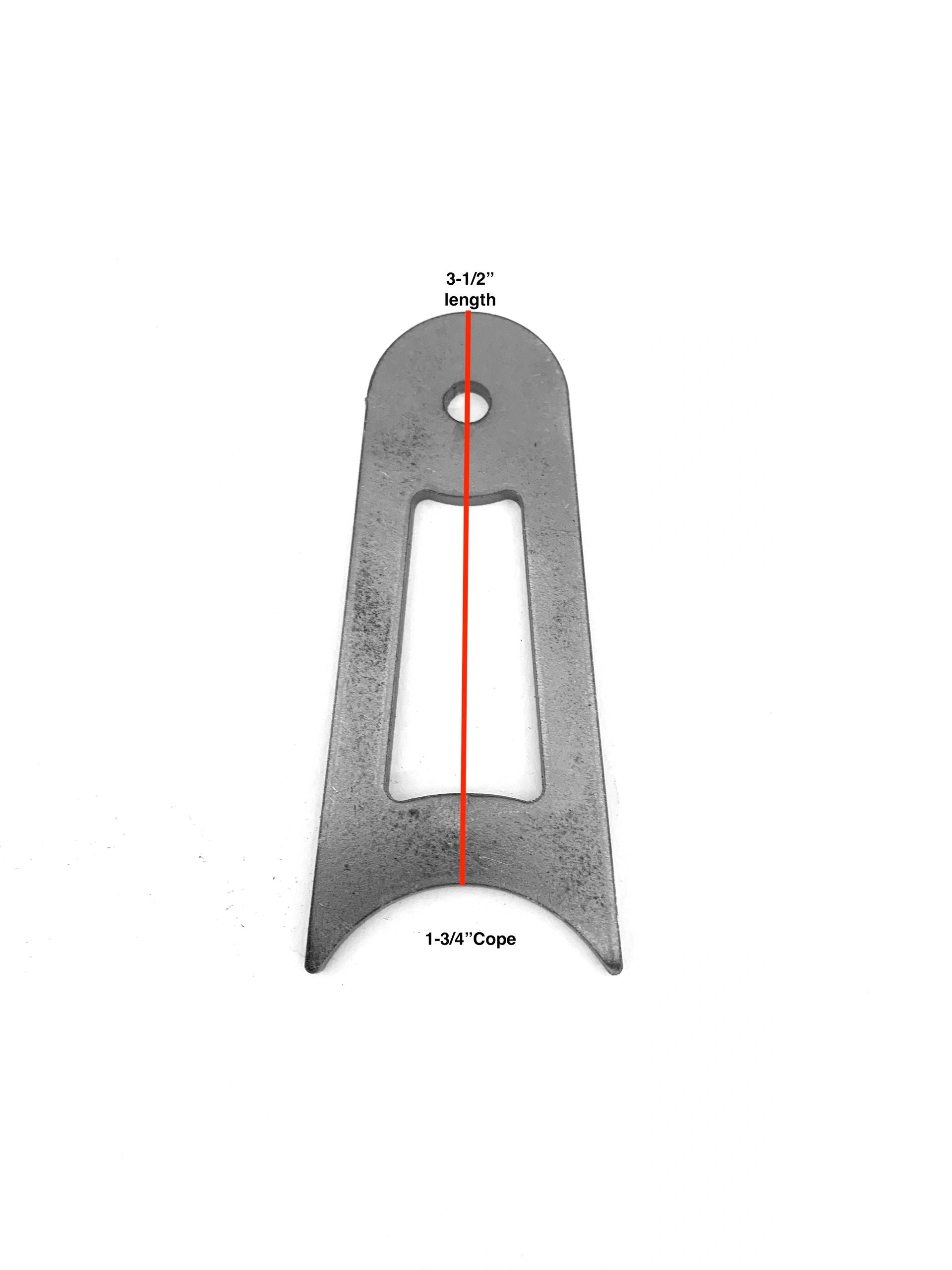 LED Light Bars Tabs Mount 1.5" /1.75" Radius 1/4" Hole-Pair/ 2pcs