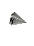 Medium Machined Solid Steel Tube Caps-Weld Caps -Spiked Style 1-3/4"