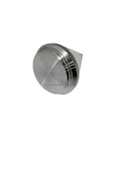 Medium Machined Solid Steel Tube Caps-Weld Caps -Spiked Style 1-3/4"