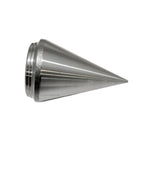 Medium Machined Solid Steel Tube Caps-Weld Caps -Spiked Style 1-3/4"