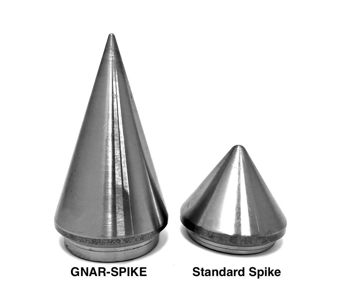 GNAR Machined Solid Steel Tube Caps-Weld Caps -Spiked Style 1" 1-1/4" 1-1/2" / 1-3/4" 2"