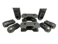 Polaris RZR Turbo R 4 Seat Roll Cage Connectors Adapters Fits 1-3/4" Tubing
